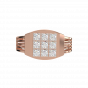 The Outwit Gold Diamond Men's Ring