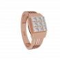The Outwit Gold Diamond Men's Ring