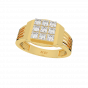 The Outwit Gold Diamond Men's Ring