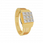 The Outwit Gold Diamond Men's Ring