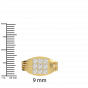 The Outwit Gold Diamond Men's Ring