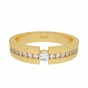 The Linear League Half Eternity Diamond Ring