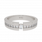 The Linear League Half Eternity Diamond Ring