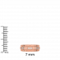 The Flames of Our Love Couple Band Diamond Ring For Her