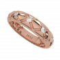 The Golden Zig Zag Diamond Ring