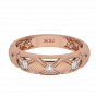 The Golden Zig Zag Diamond Ring
