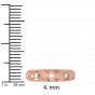 The Golden Zig Zag Diamond Ring