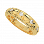 The Golden Zig Zag Diamond Ring