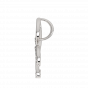 The G clef Music Note Gold Diamond Pendant