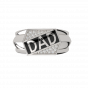 Best Dad Ever Gold Diamond Mens Ring