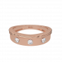 The Glitter Band Gold Diamond Men's Ring