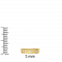 The Glitter Band Gold Diamond Men's Ring