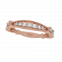 The Glitter Band Gold Diamond Ring