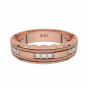 The Golden Lanes Gold Diamond Ring