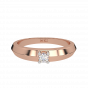 Solitaire Suave Gold Diamond Ring