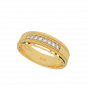 The Bang Band Gold Diamond Ring