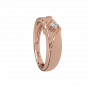 The Glitter Pop Gold Diamond Men's Ring