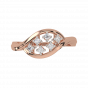 The Diamond Buds Gold Diamond Ring