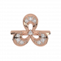 Dashing Petals Gold Diamond Ring