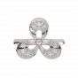 Dashing Petals Gold Diamond Ring