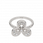 Dashing Petals Gold Diamond Ring