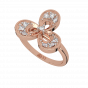 Dashing Petals Gold Diamond Ring