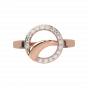 The Diamond Roundabout Gold Diamond Ring