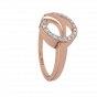 The Diamond Roundabout Gold Diamond Ring