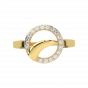 The Diamond Roundabout Gold Diamond Ring