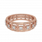 The Glory Track Gold Diamond Eternity Ring