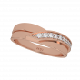 The Golden Tones Gold Diamond Ring