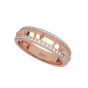 The Skyline Couple Gold Diamond Ring