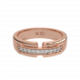 The Forever Bond Couple Band Gold Diamond Ring-1