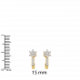 The Blooming Stars Diamond Stud Earrings