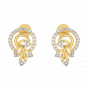 Gorgeous Petals Diamond Stud Earrings