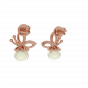 The Wholesome Gold Diamond & Pearl Earring