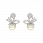 The Wholesome Gold Diamond & Pearl Earring