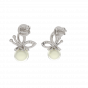The Wholesome Gold Diamond & Pearl Earring