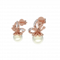 The Wholesome Gold Diamond & Pearl Earring