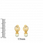 The Flying Pearls Gold Diamond & Pearl Earring