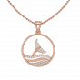In Joy Fish Gold Diamond Pendant