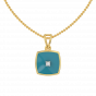 The Diamond Enamel Pendant