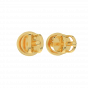 The Smiling Smily Gold Diamond Kids Earring
