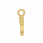 The Baby Feet Gold Diamond Kids Pendant