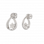 Flower Pot Diamond Earrings