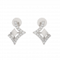 The Cut And Out Gold Diamond Stud Earrings