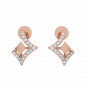 The Cut And Out Gold Diamond Stud Earrings
