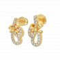 The Fashion Gold Diamond Earrings