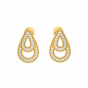 The Droplets Gold Diamond Earrings