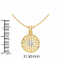 Fantastic Flower Diamond Pendant Set
